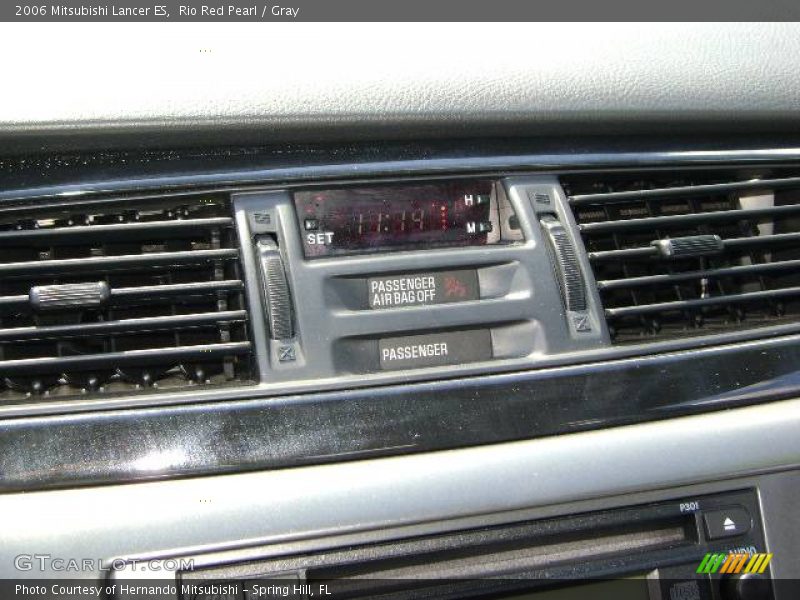 Rio Red Pearl / Gray 2006 Mitsubishi Lancer ES