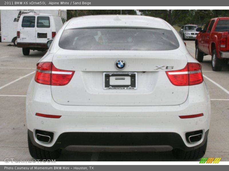 Alpine White / Sand Beige 2011 BMW X6 xDrive50i