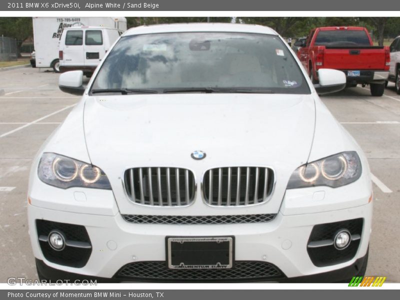 Alpine White / Sand Beige 2011 BMW X6 xDrive50i