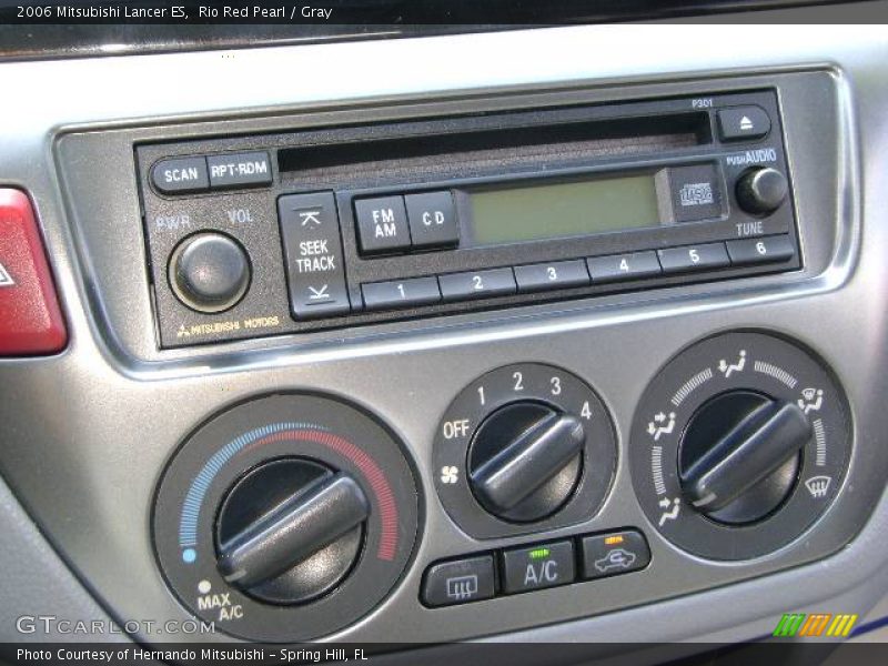 Rio Red Pearl / Gray 2006 Mitsubishi Lancer ES