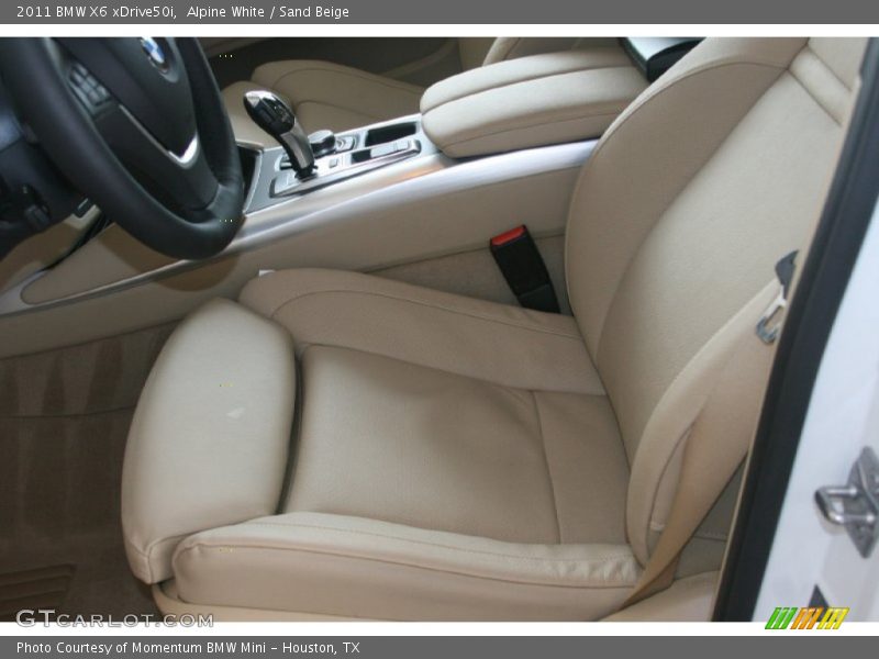  2011 X6 xDrive50i Sand Beige Interior