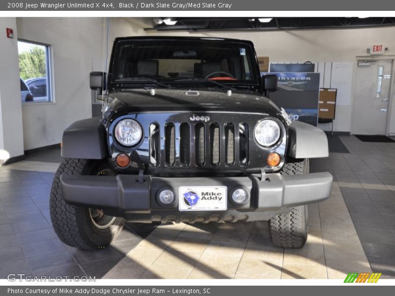 Black / Dark Slate Gray/Med Slate Gray 2008 Jeep Wrangler Unlimited X 4x4