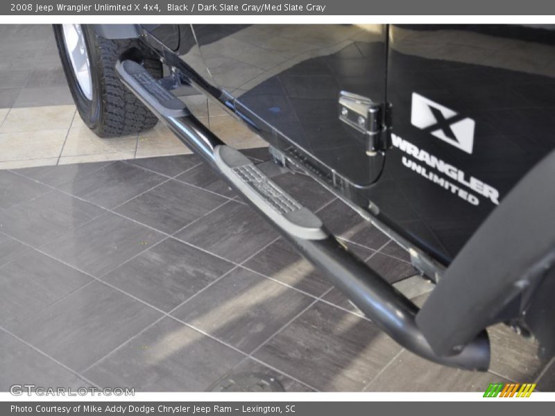 Black / Dark Slate Gray/Med Slate Gray 2008 Jeep Wrangler Unlimited X 4x4