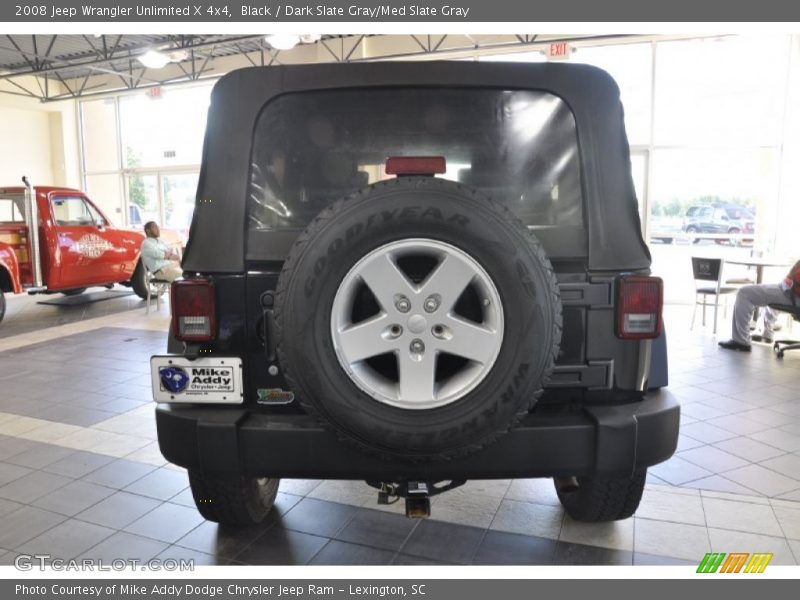 Black / Dark Slate Gray/Med Slate Gray 2008 Jeep Wrangler Unlimited X 4x4