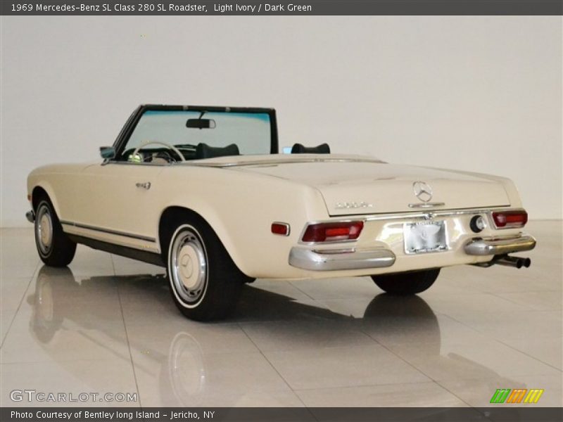 Light Ivory / Dark Green 1969 Mercedes-Benz SL Class 280 SL Roadster