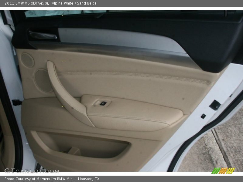 Alpine White / Sand Beige 2011 BMW X6 xDrive50i