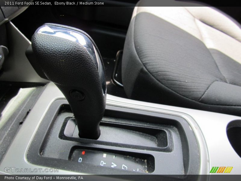 Ebony Black / Medium Stone 2011 Ford Focus SE Sedan