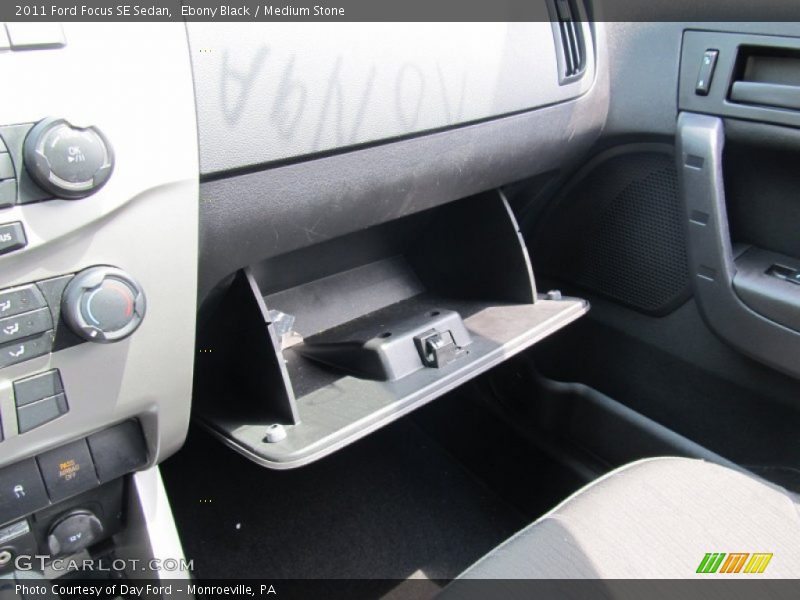 Ebony Black / Medium Stone 2011 Ford Focus SE Sedan