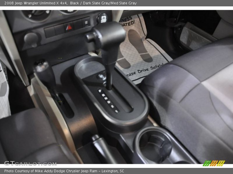 Black / Dark Slate Gray/Med Slate Gray 2008 Jeep Wrangler Unlimited X 4x4