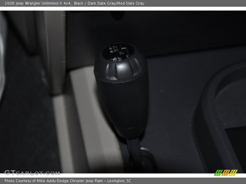 Black / Dark Slate Gray/Med Slate Gray 2008 Jeep Wrangler Unlimited X 4x4