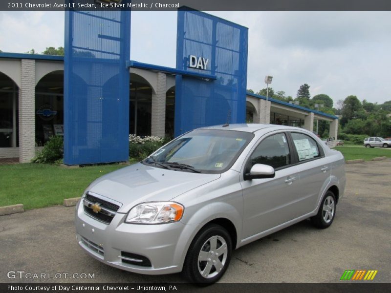 Ice Silver Metallic / Charcoal 2011 Chevrolet Aveo LT Sedan