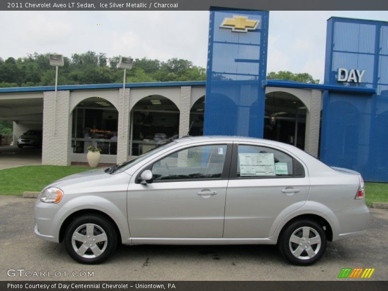 Ice Silver Metallic / Charcoal 2011 Chevrolet Aveo LT Sedan