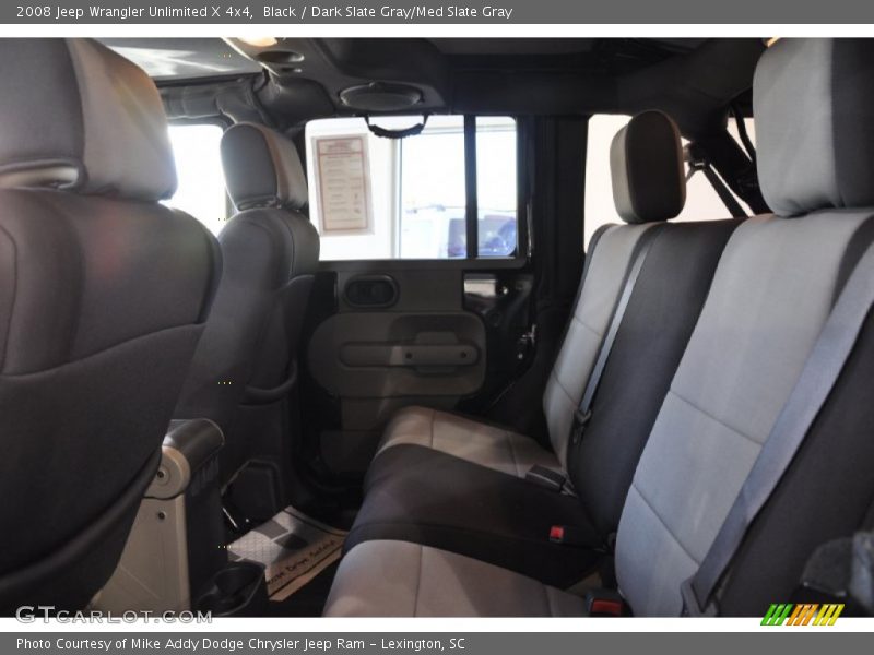 Black / Dark Slate Gray/Med Slate Gray 2008 Jeep Wrangler Unlimited X 4x4