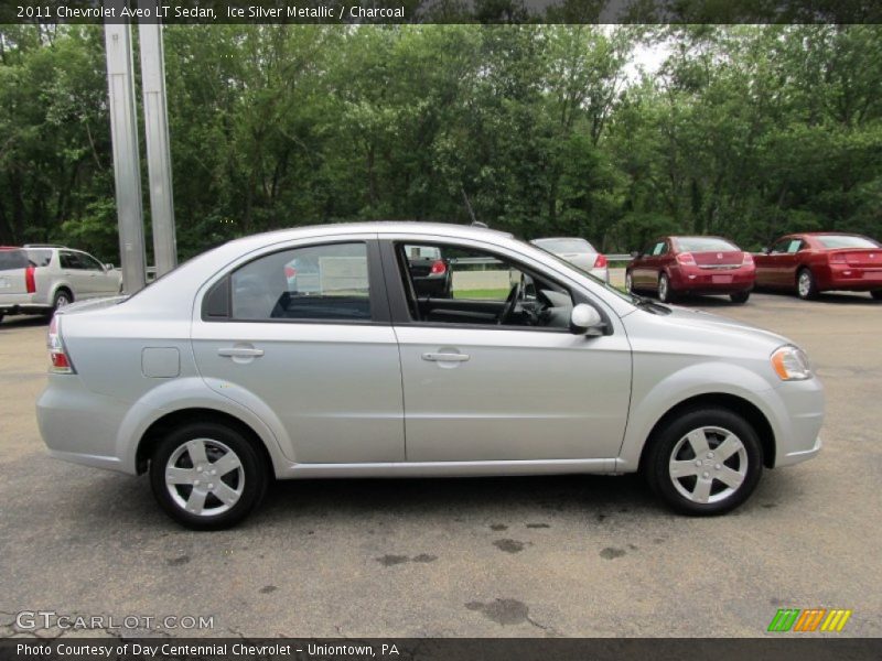Ice Silver Metallic / Charcoal 2011 Chevrolet Aveo LT Sedan