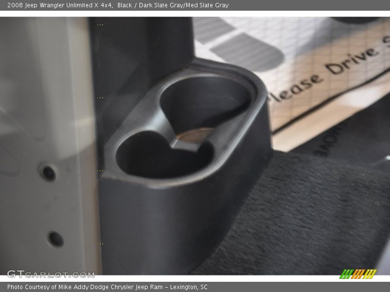 Black / Dark Slate Gray/Med Slate Gray 2008 Jeep Wrangler Unlimited X 4x4