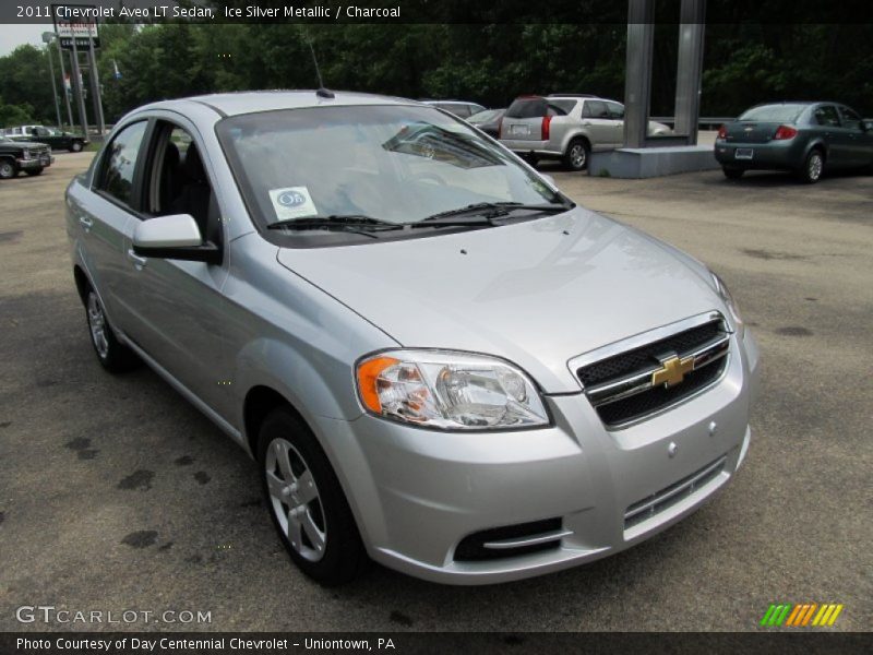 Ice Silver Metallic / Charcoal 2011 Chevrolet Aveo LT Sedan