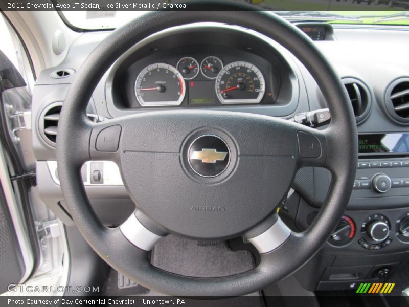 Ice Silver Metallic / Charcoal 2011 Chevrolet Aveo LT Sedan