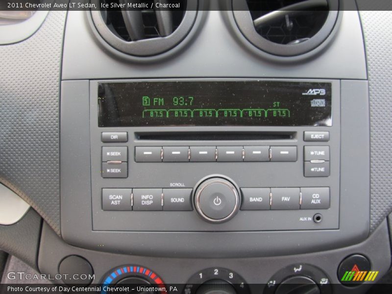 Ice Silver Metallic / Charcoal 2011 Chevrolet Aveo LT Sedan