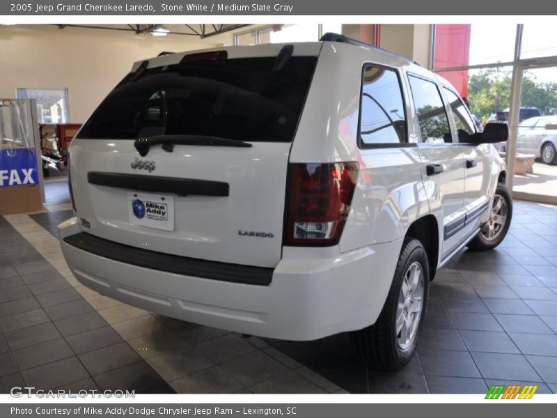 Stone White / Medium Slate Gray 2005 Jeep Grand Cherokee Laredo