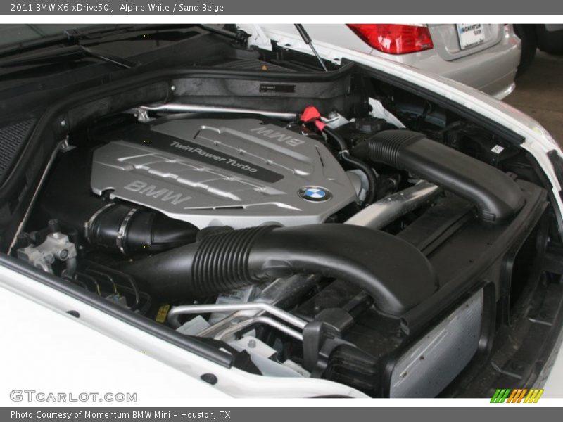  2011 X6 xDrive50i Engine - 4.4 Liter DFI TwinPower Turbocharged DOHC 32-Valve VVT V8
