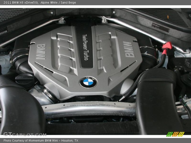  2011 X6 xDrive50i Engine - 4.4 Liter DFI TwinPower Turbocharged DOHC 32-Valve VVT V8