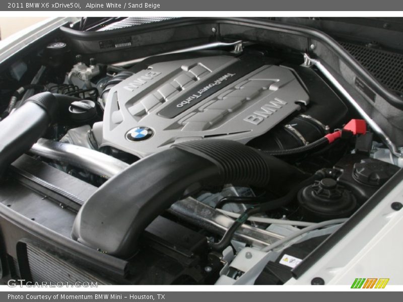  2011 X6 xDrive50i Engine - 4.4 Liter DFI TwinPower Turbocharged DOHC 32-Valve VVT V8