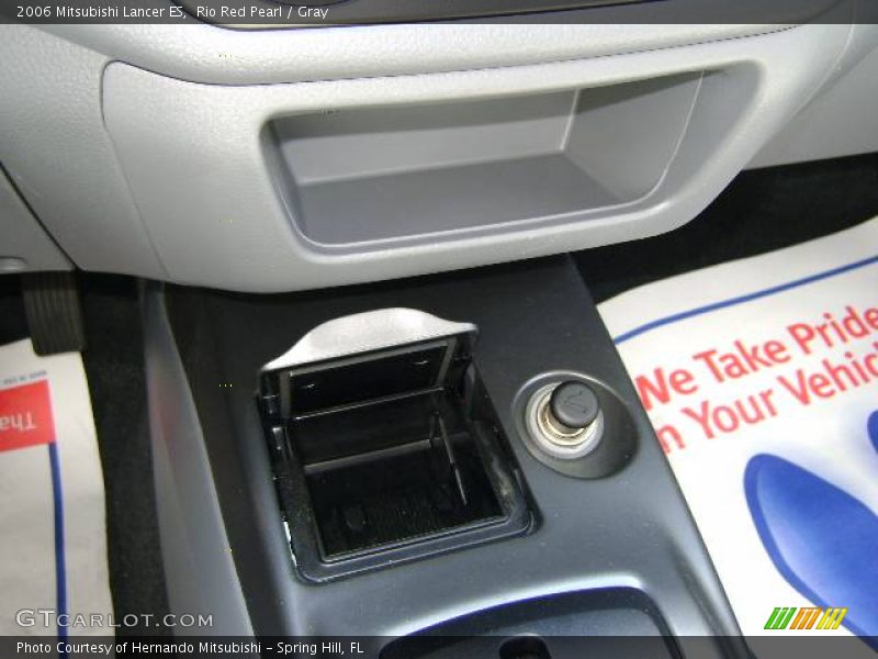 Rio Red Pearl / Gray 2006 Mitsubishi Lancer ES