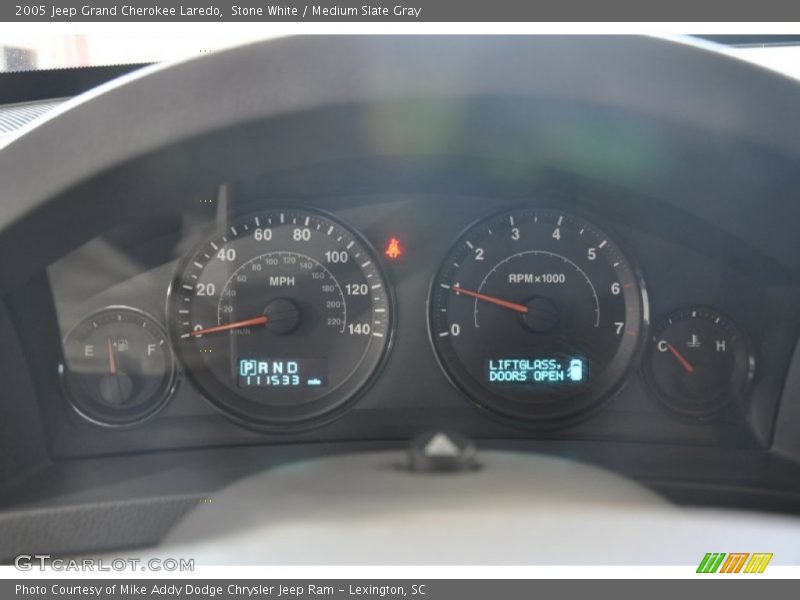 Stone White / Medium Slate Gray 2005 Jeep Grand Cherokee Laredo