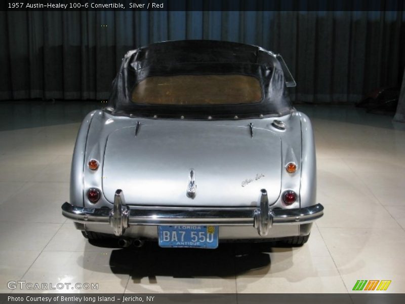 Silver / Red 1957 Austin-Healey 100-6 Convertible