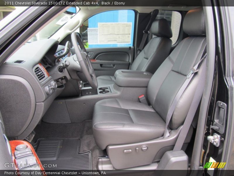  2011 Silverado 1500 LTZ Extended Cab 4x4 Ebony Interior