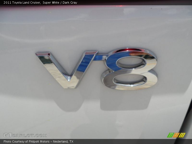 Super White / Dark Gray 2011 Toyota Land Cruiser