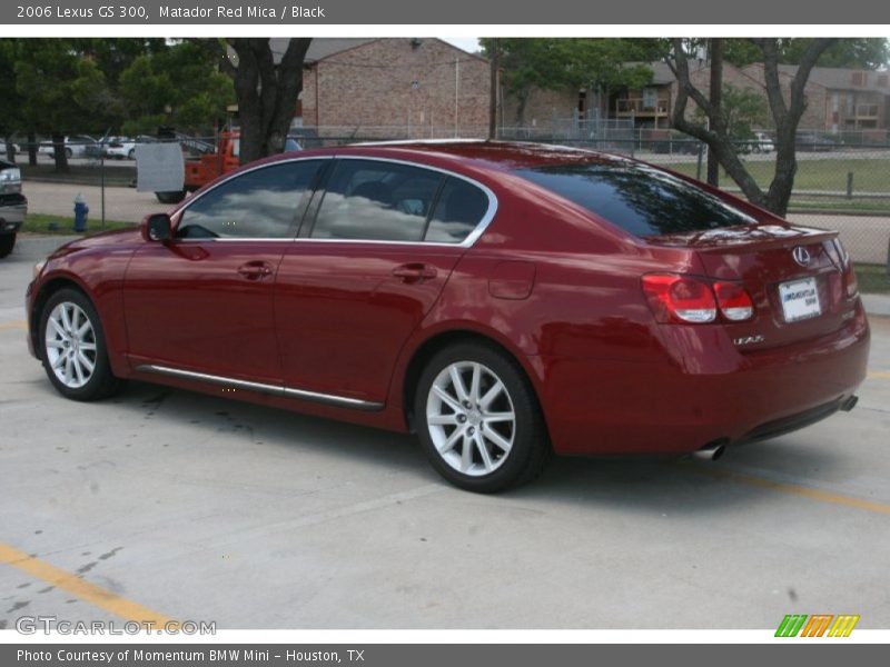 Matador Red Mica / Black 2006 Lexus GS 300