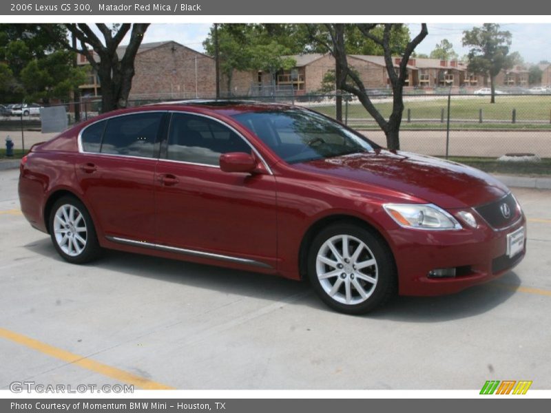 Matador Red Mica / Black 2006 Lexus GS 300