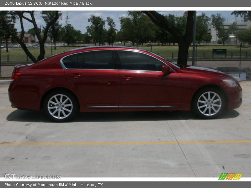 Matador Red Mica / Black 2006 Lexus GS 300