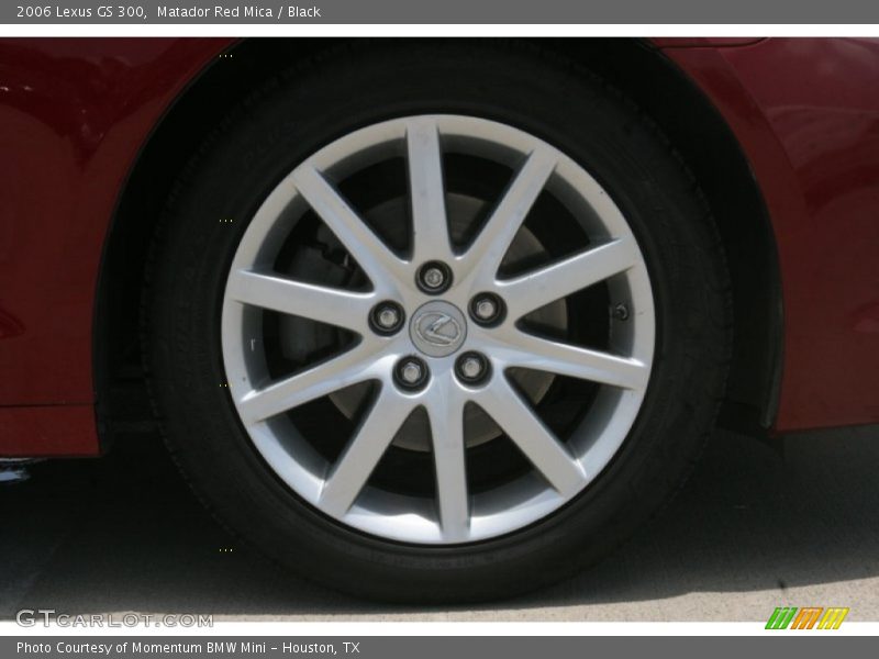 Matador Red Mica / Black 2006 Lexus GS 300