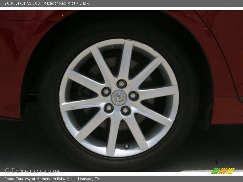 Matador Red Mica / Black 2006 Lexus GS 300