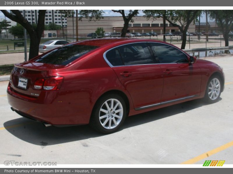 Matador Red Mica / Black 2006 Lexus GS 300