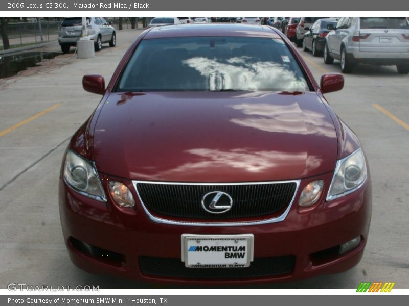 Matador Red Mica / Black 2006 Lexus GS 300