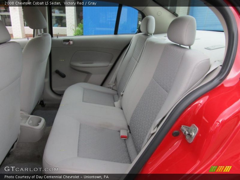 Victory Red / Gray 2008 Chevrolet Cobalt LS Sedan