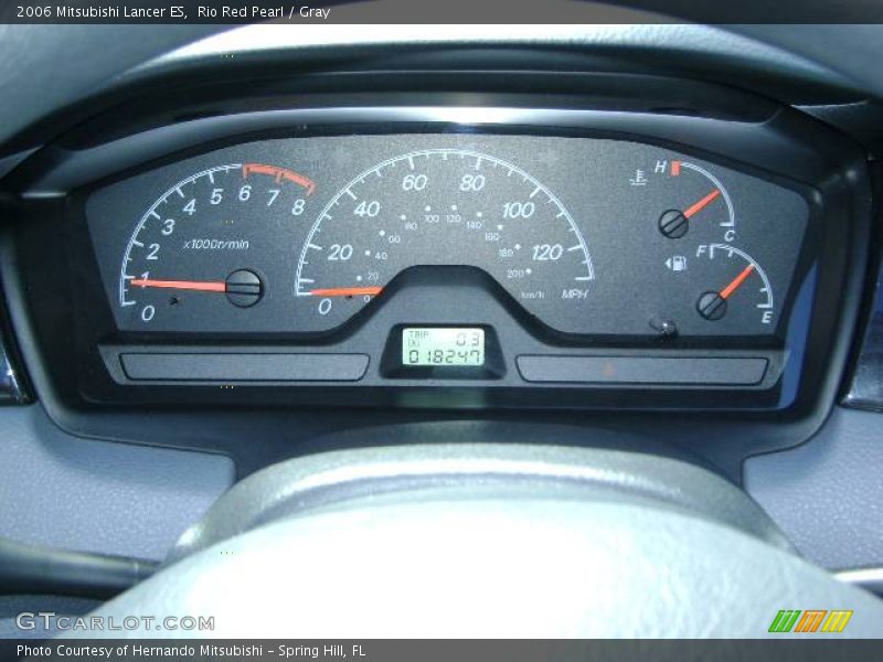 Rio Red Pearl / Gray 2006 Mitsubishi Lancer ES