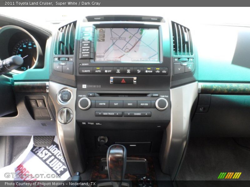 Super White / Dark Gray 2011 Toyota Land Cruiser