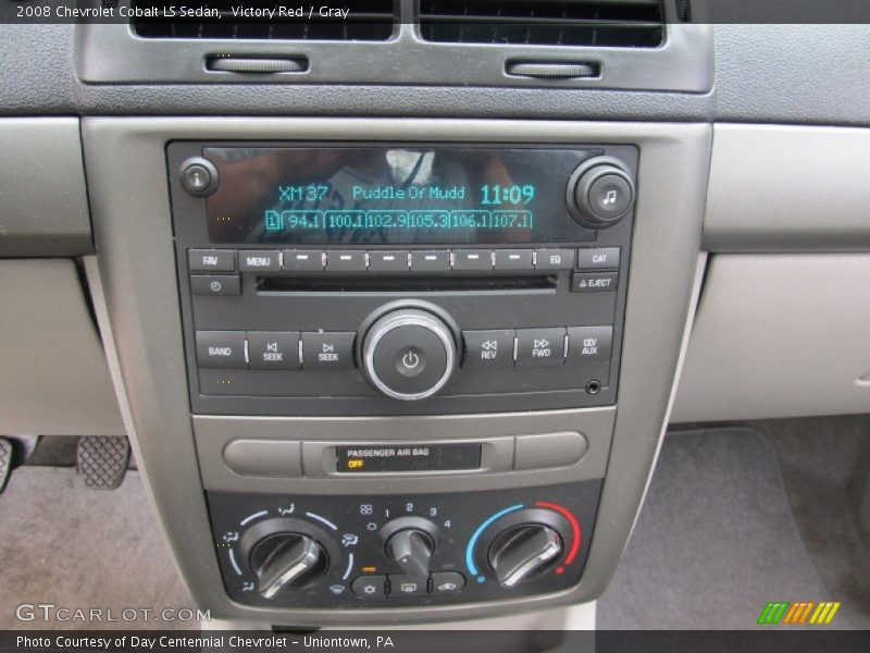 Victory Red / Gray 2008 Chevrolet Cobalt LS Sedan