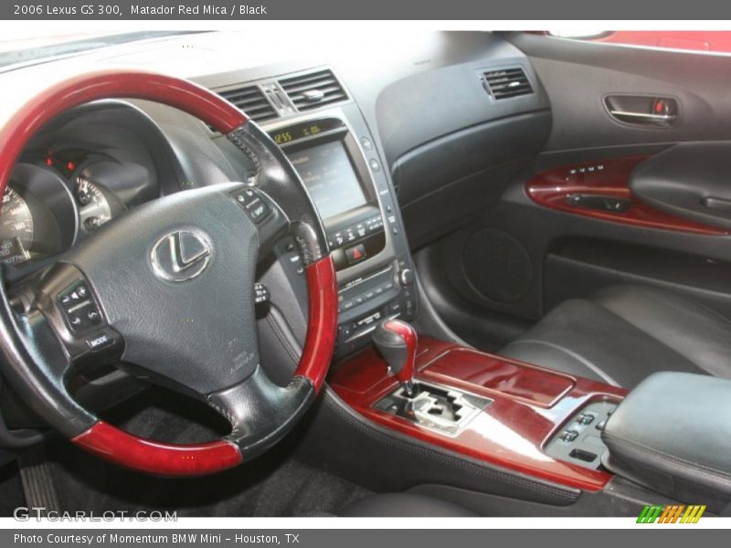 Matador Red Mica / Black 2006 Lexus GS 300