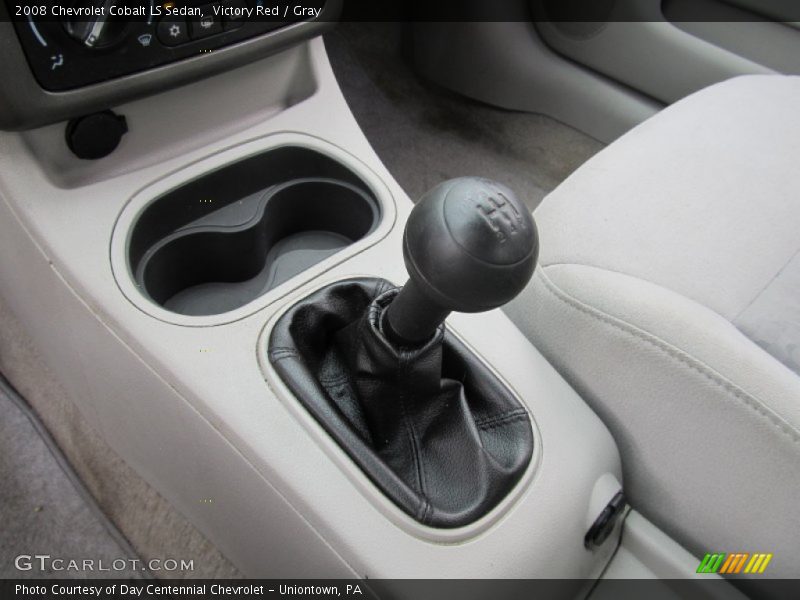 Victory Red / Gray 2008 Chevrolet Cobalt LS Sedan