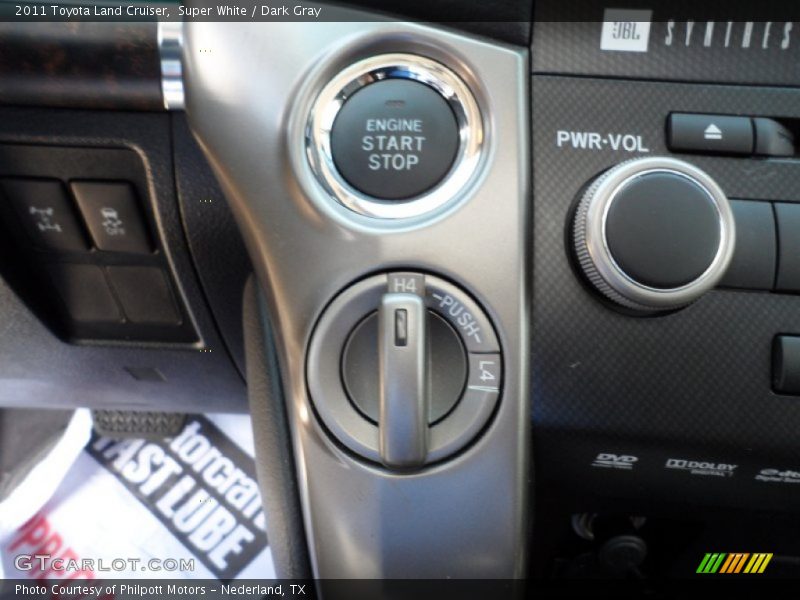 Super White / Dark Gray 2011 Toyota Land Cruiser