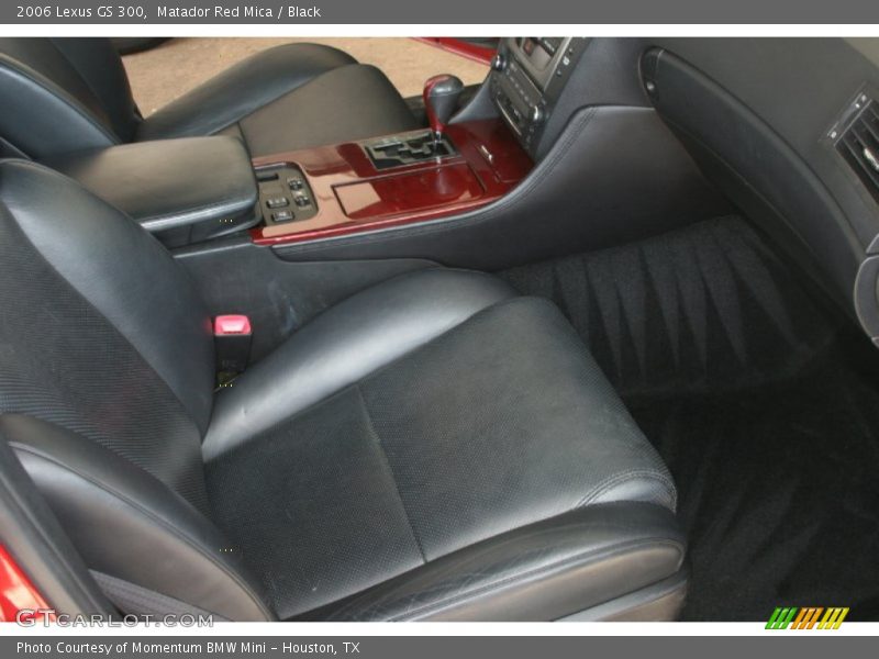 Matador Red Mica / Black 2006 Lexus GS 300