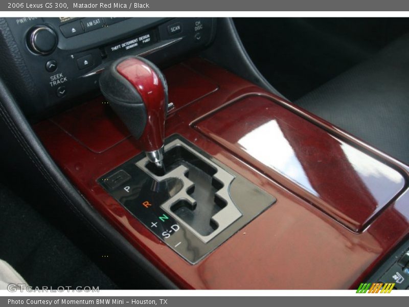 Matador Red Mica / Black 2006 Lexus GS 300