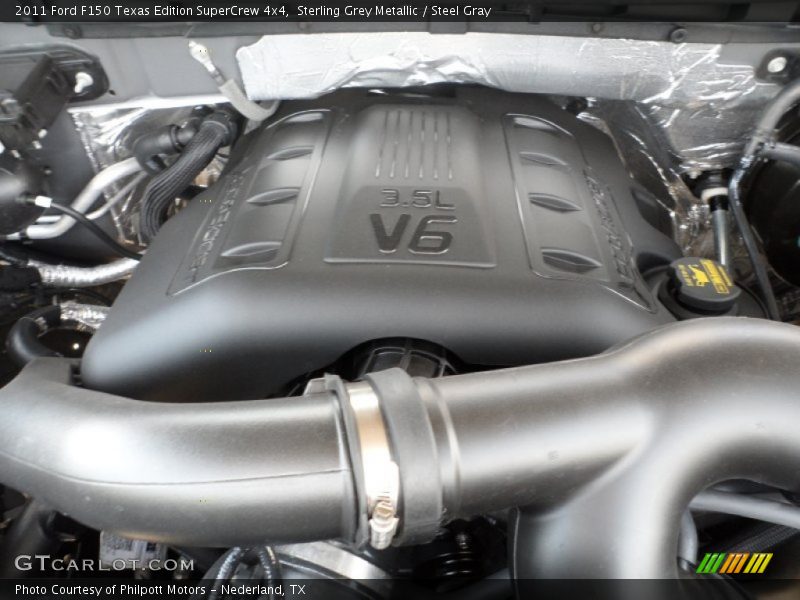Sterling Grey Metallic / Steel Gray 2011 Ford F150 Texas Edition SuperCrew 4x4