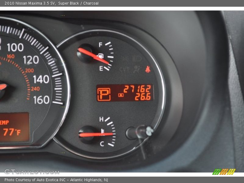 Super Black / Charcoal 2010 Nissan Maxima 3.5 SV