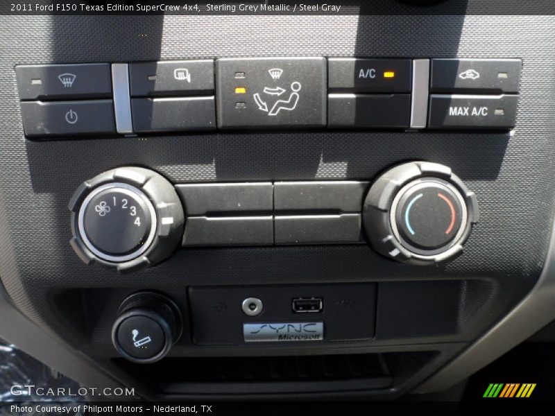 Sterling Grey Metallic / Steel Gray 2011 Ford F150 Texas Edition SuperCrew 4x4
